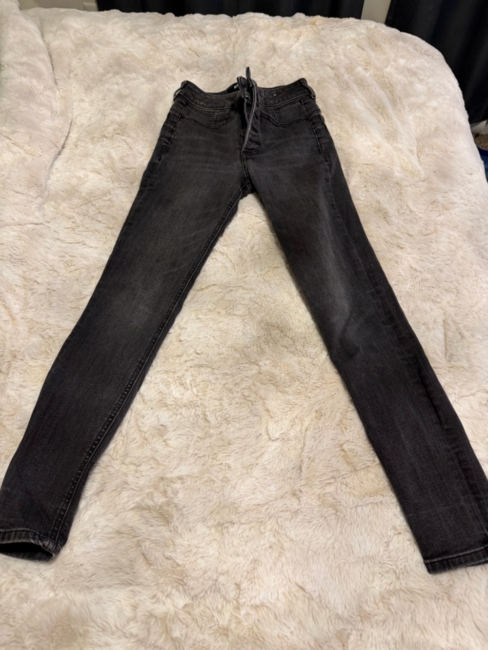 Express Black Skinny High-Rise Jeans